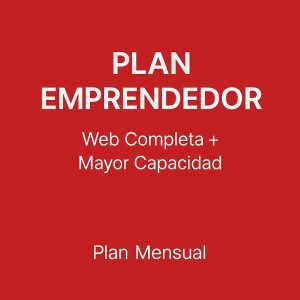 Plan Emprendedor – Web Completa + Mayor Capacidad