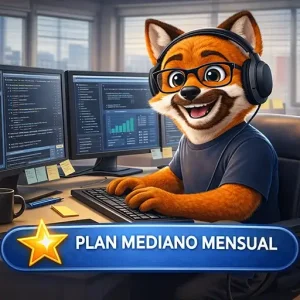 Plan medio mensual en diseño web tecnoavance