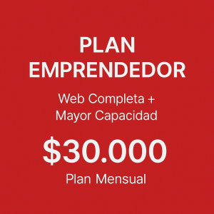 Plan Emprendedor – Web Completa + Mayor Capacidad