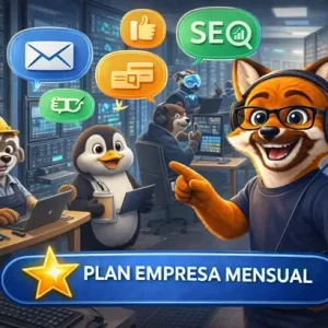 Plan empresa mensual en diseño web tecnoavance