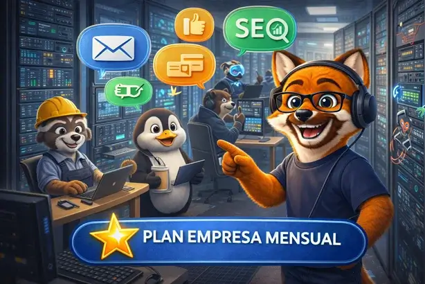 Plan empresa mensual en diseño web tecnoavance